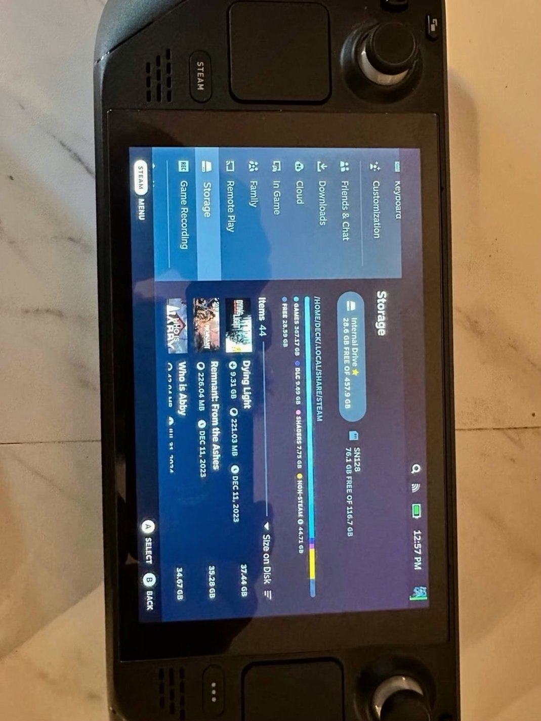 Valve Steam Deck 512GB Black Unlocked - Used image 3