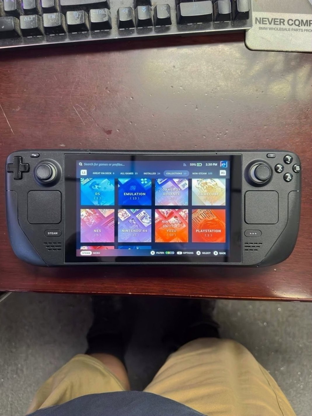 Valve Steam Deck 256GB LCD + 1TB Micro SD Card - Used image 2