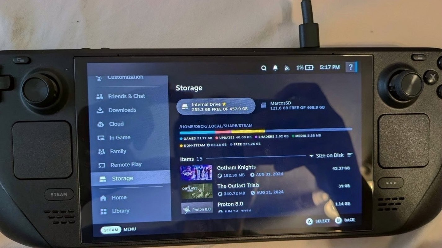 Valve Steam Deck OLED 512GB Black - Used image 3