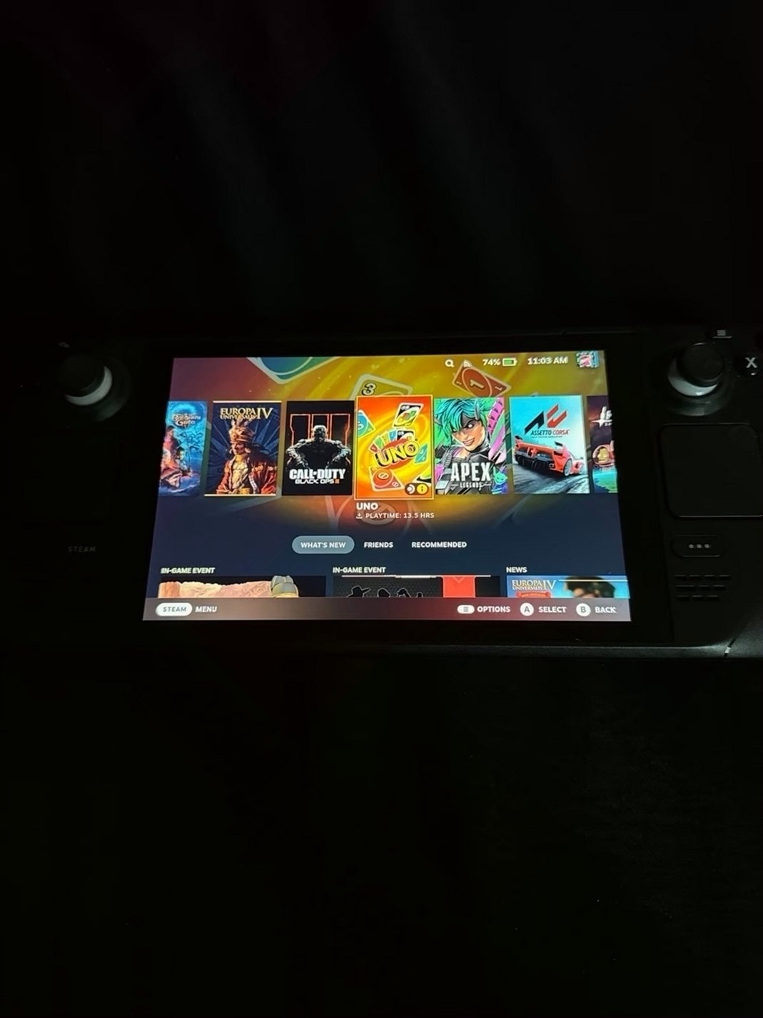 Valve Steam Deck 512GB Black - Used image 3