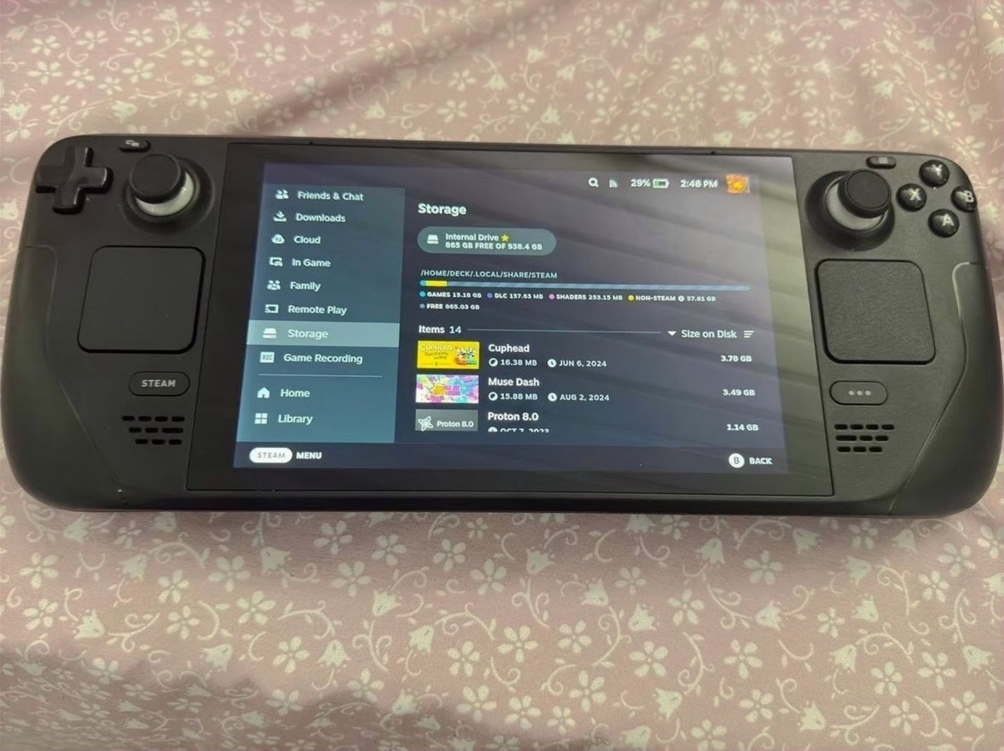 Valve Steam Deck 1TB LCD with Case and Charger - Used