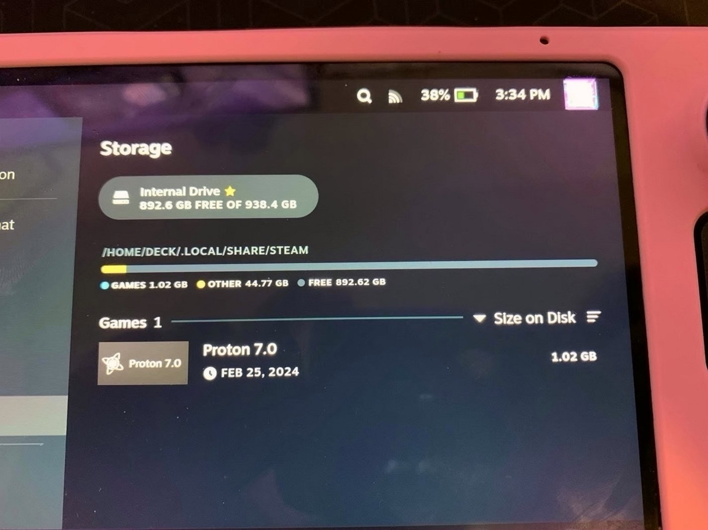 Valve Steam Deck 1TB Black - Used image 3