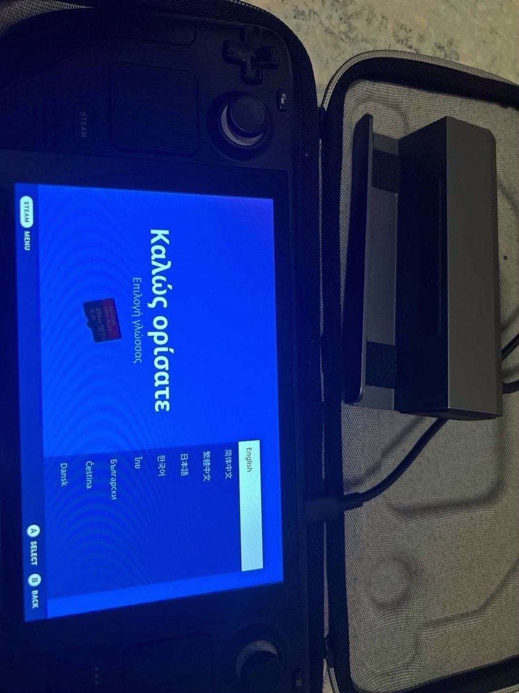 Valve Steam Deck 512GB with Jsaux Dock 256GB SD Card - Used image 5