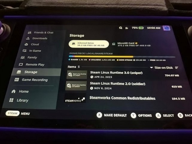 Valve Steam Deck 64GB Galactic Purple - Used image 3