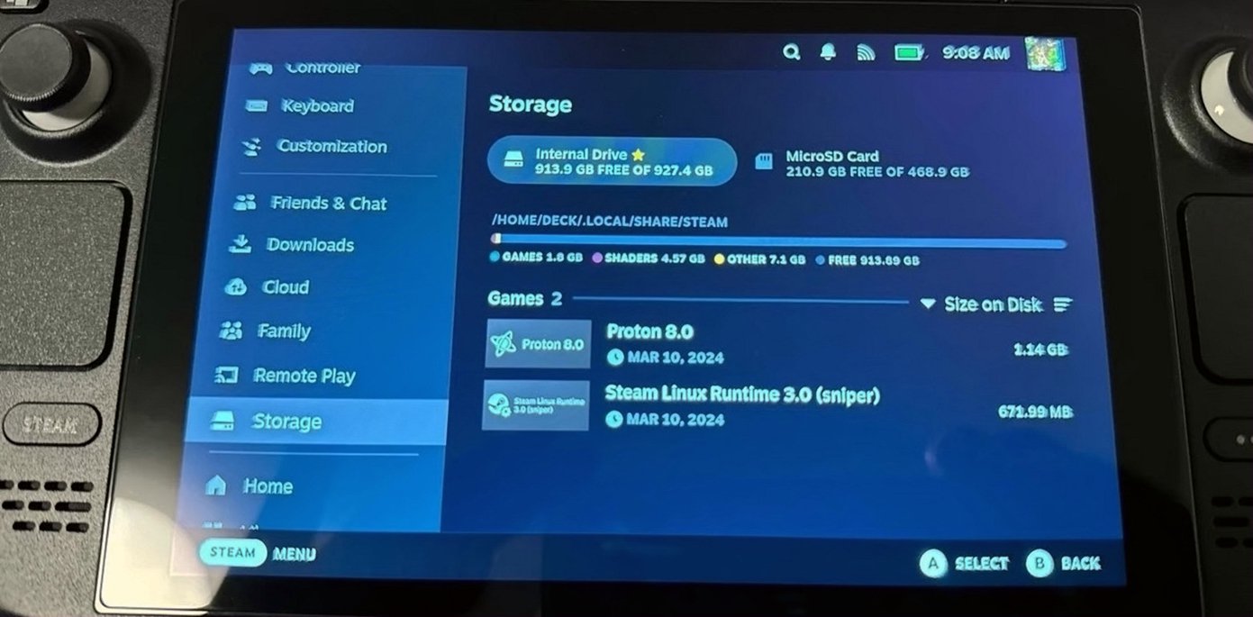 Valve Steam Deck 1TB Black - Used image 3
