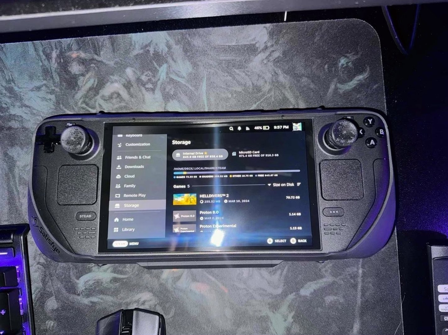 Steam Deck OLED 1TB Black - Used image 3