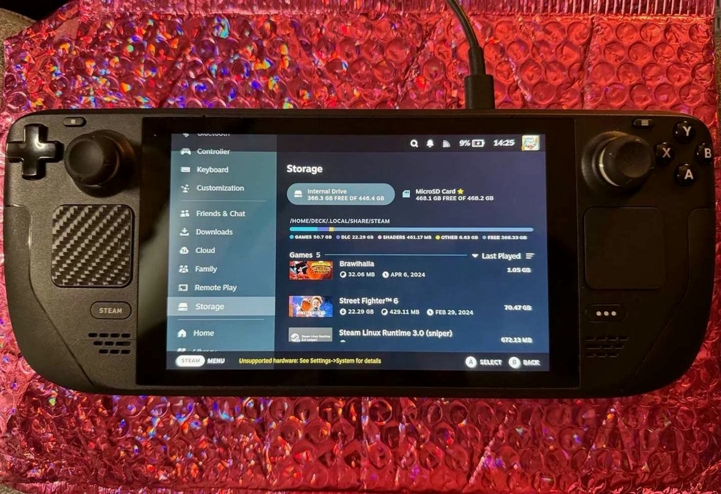 Valve Steam Deck EV2 Prototype 512GB Unlocked Used image 2