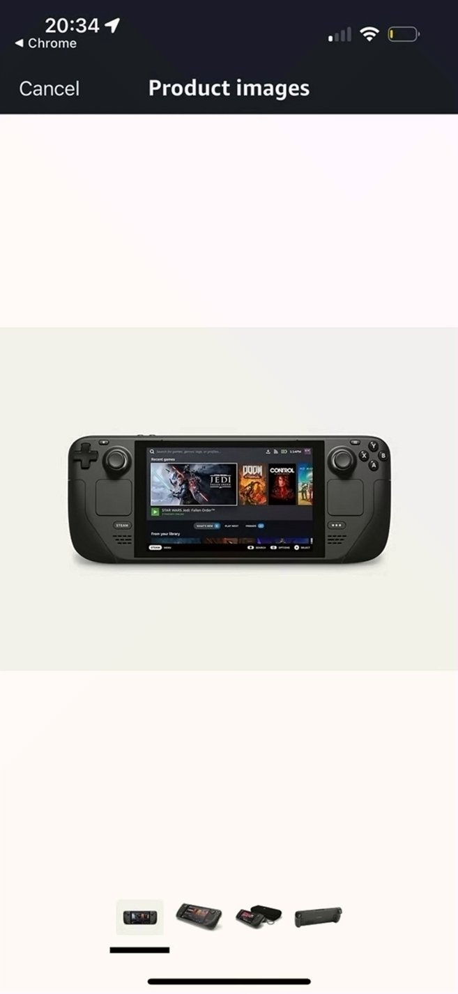 Valve Steam Deck 64GB Black Unlocked - Used