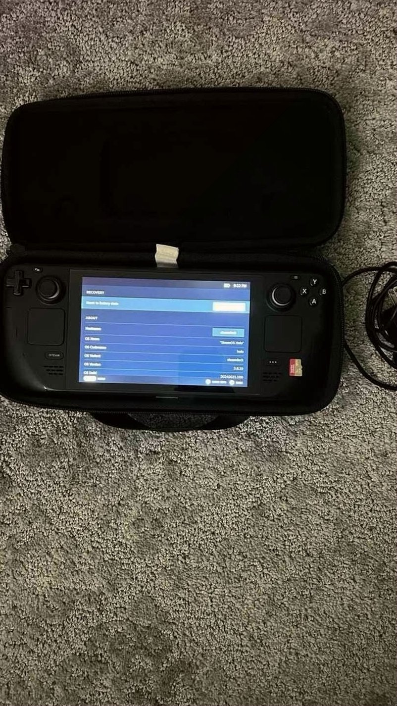 Valve Steam Deck 64GB w 1TB External Storage - Used image 2