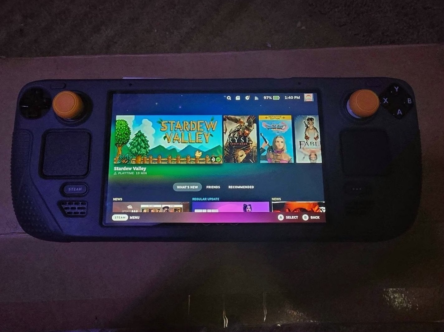 Valve Steam Deck 64GB Black Used image 2