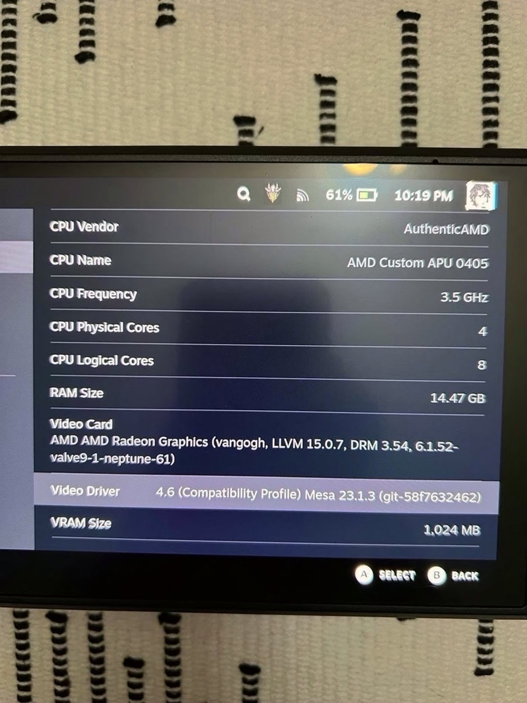 Valve Steam Deck 9P25 1TB OLED - Used image 3