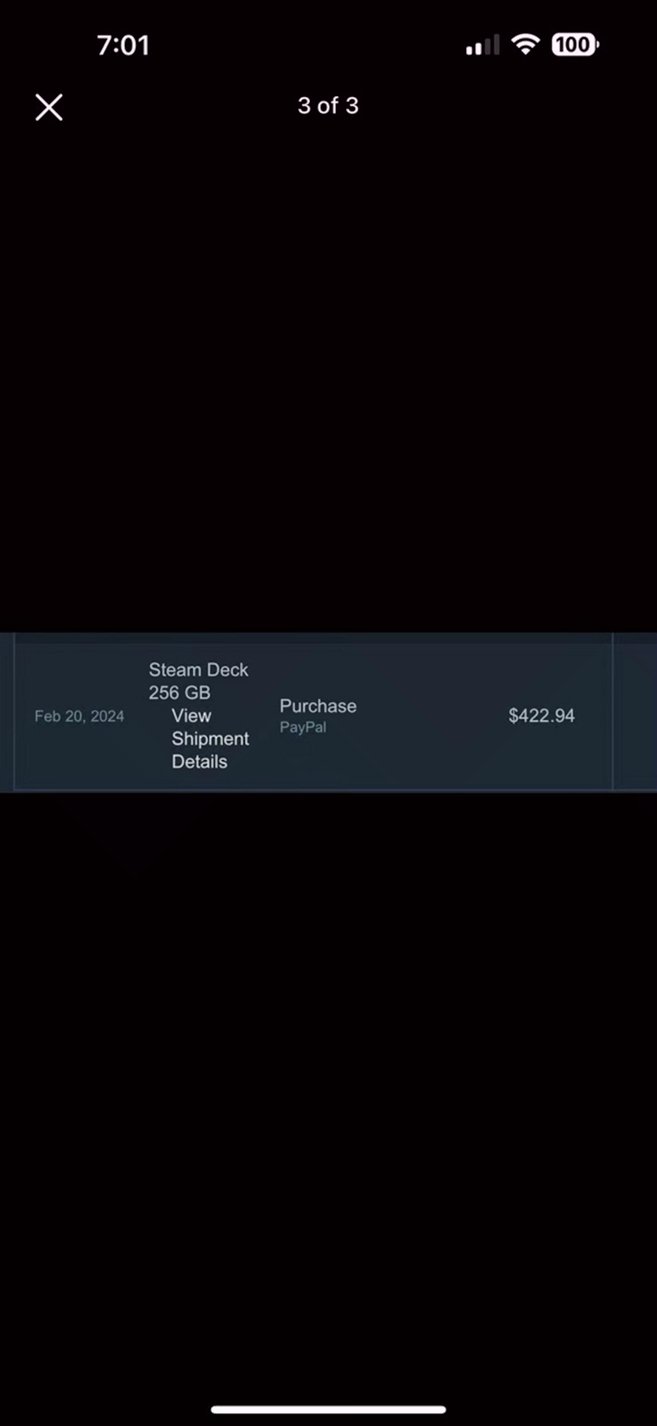 Valve Steam Deck 256GB LCD Unlocked - Used image 3