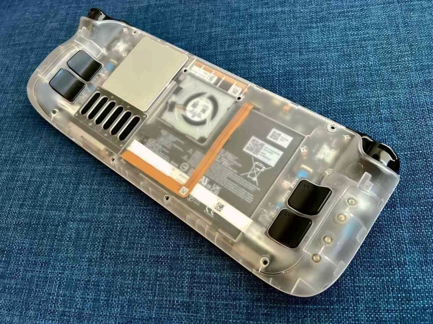 Valve Steam Deck 1N65 1TB LCD Custom Back Shell - Used image 2