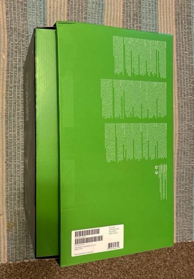 Microsoft Xbox Series X 1TB Black Console Used image 2