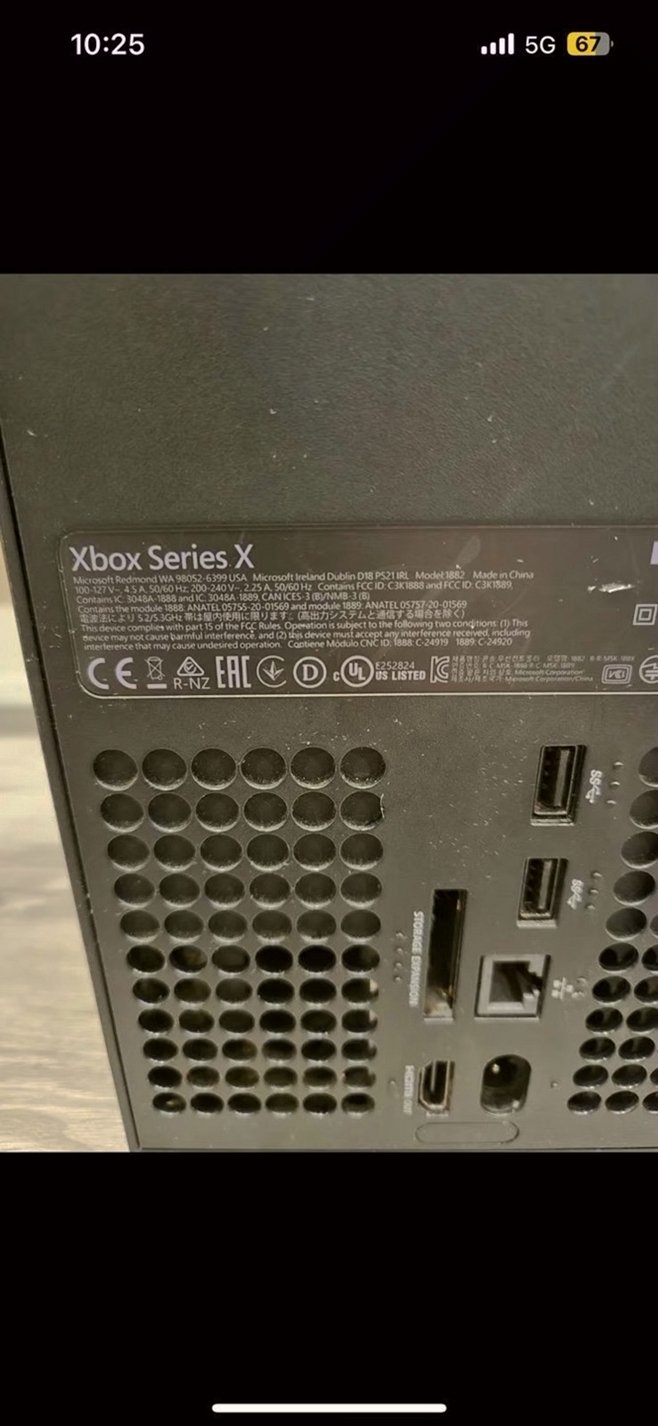 Microsoft Xbox Series X 1TB Black Unlocked - Used image 4