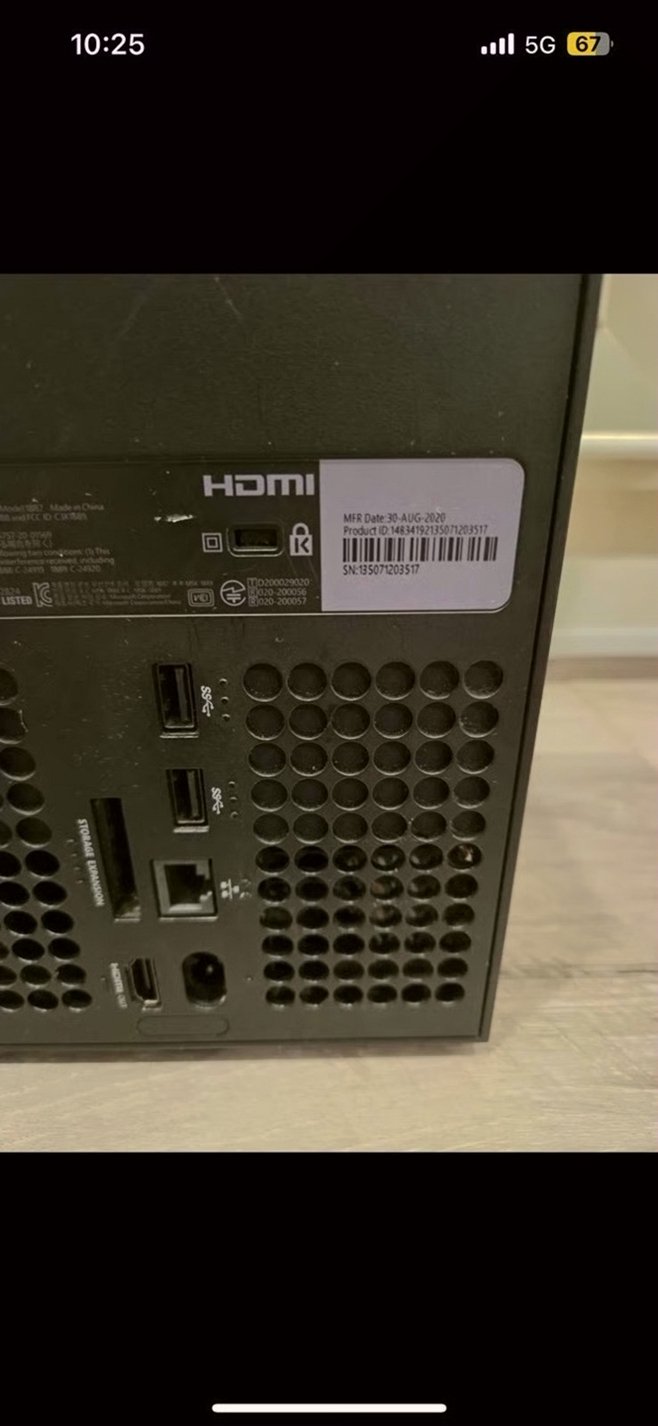 Microsoft Xbox Series X 1TB Black Unlocked - Used image 5