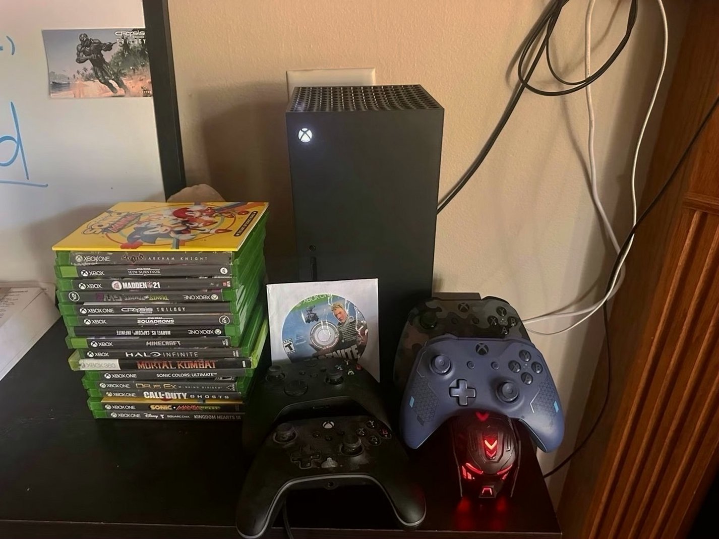 Microsoft Xbox Series X 1TB Black with 4 Controllers - Used