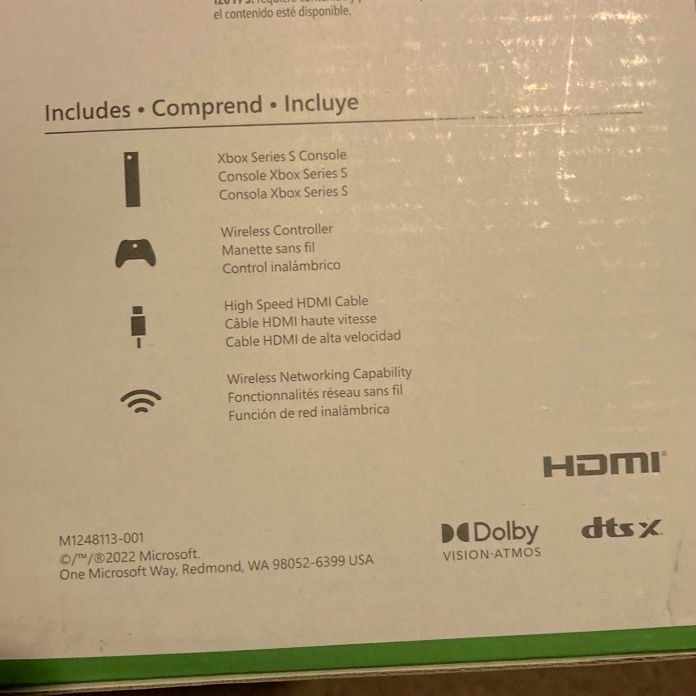 Microsoft Xbox Series S Digital Edition 512GB White - Used image 4