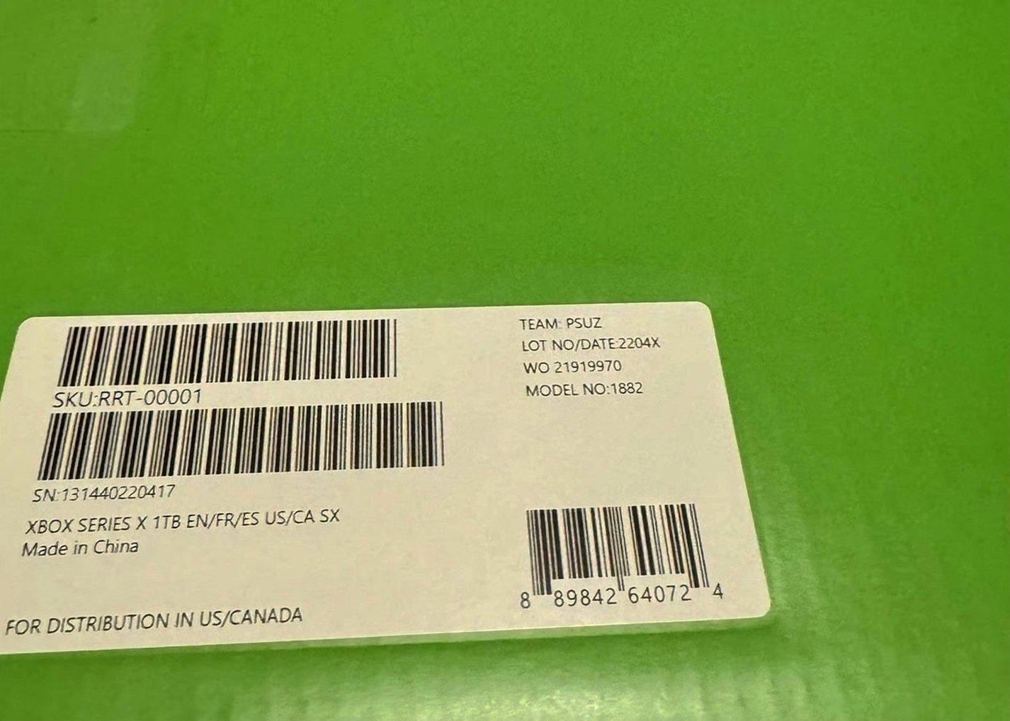 Microsoft Xbox Series X 1TB Black Used - Unlocked image 2