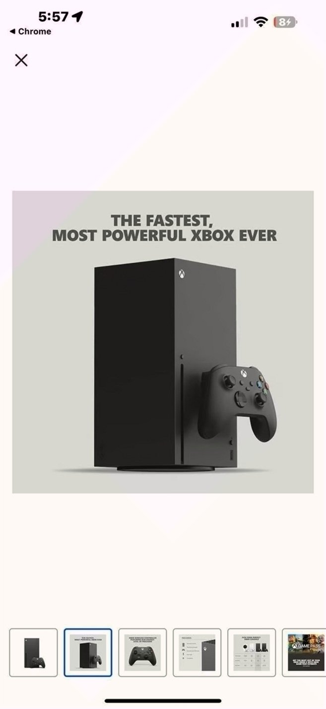 Microsoft Xbox Series X 1TB Black - Used image 2