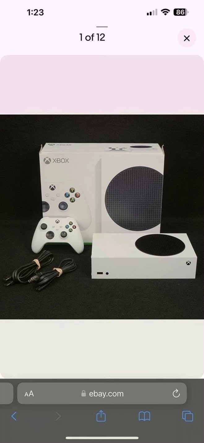 Microsoft Xbox Series S 512GB White Unlocked - Used