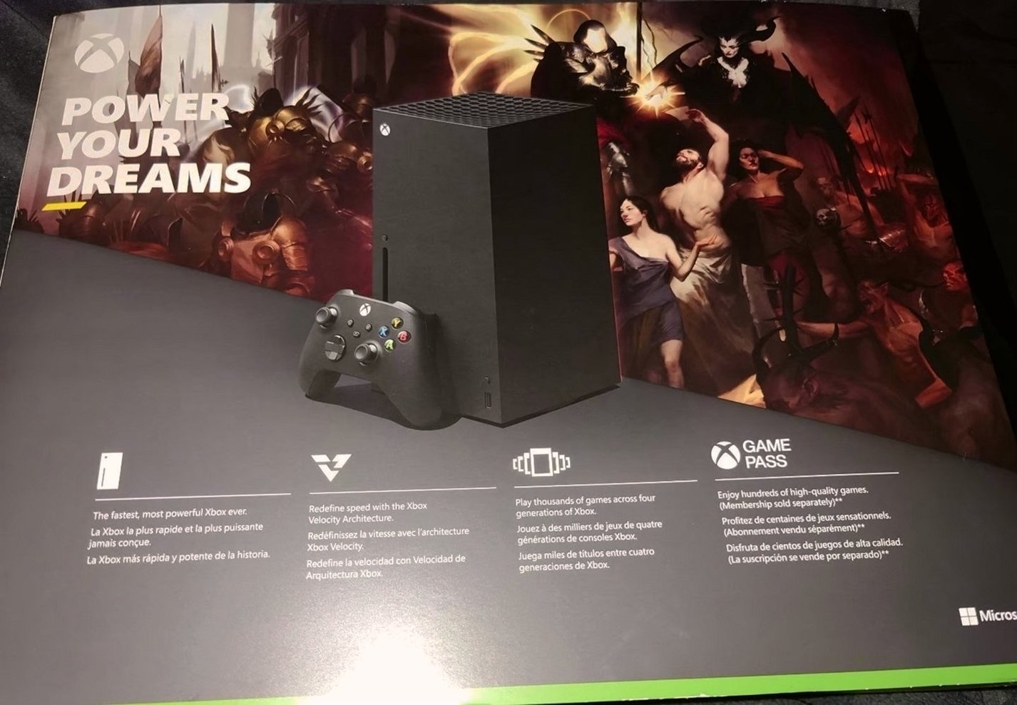 Microsoft Xbox Series X Diablo IV 1TB Bundle 9M87 - Used image 5