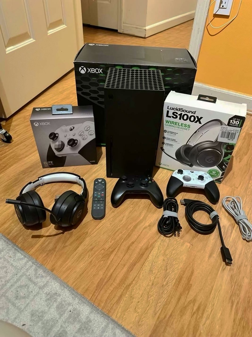 Microsoft Xbox Series X Black with Elite Series 2 Core & Wireless Headset - Used