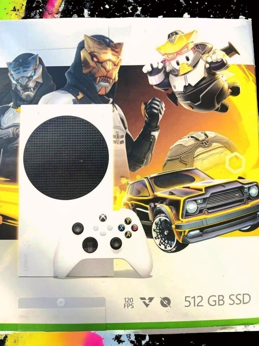 Microsoft Xbox Series S 512GB White Gilded Hunter Bundle - Used image 3