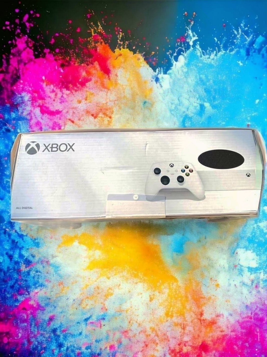 Microsoft Xbox Series S 512GB White Gilded Hunter Bundle - Used image 5