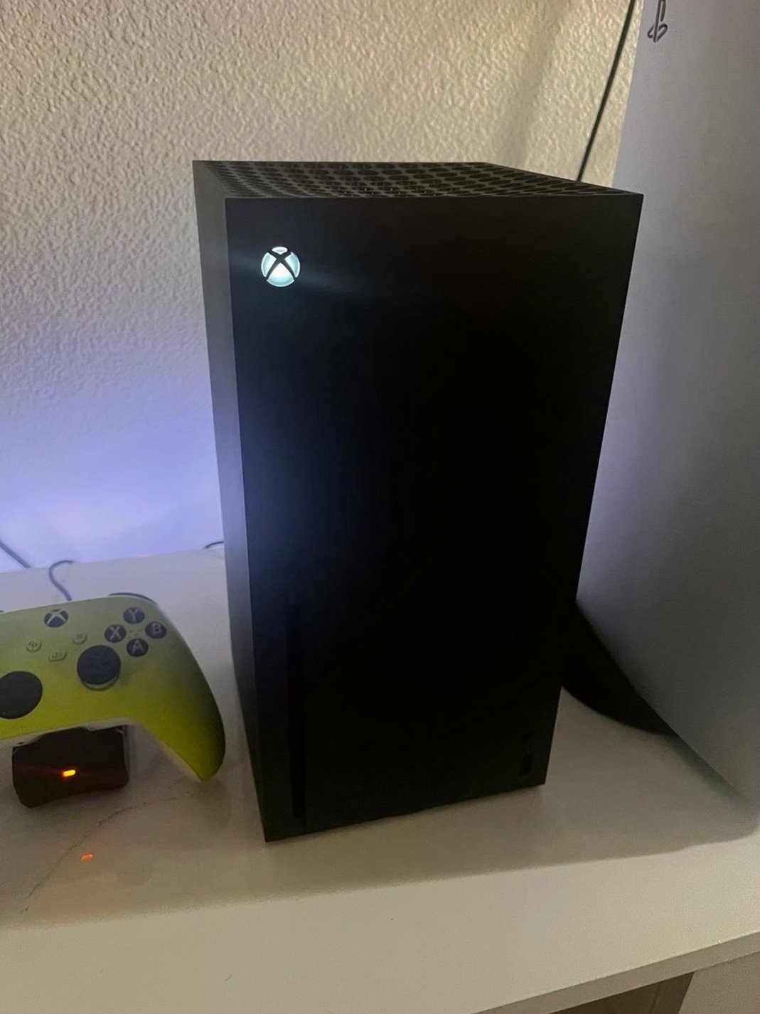 Microsoft Xbox Series X 8C27 with Green Remote and 5 Games - Used