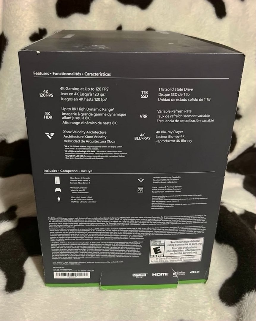 Microsoft Xbox Series X 1TB Black Unlocked - Used image 4