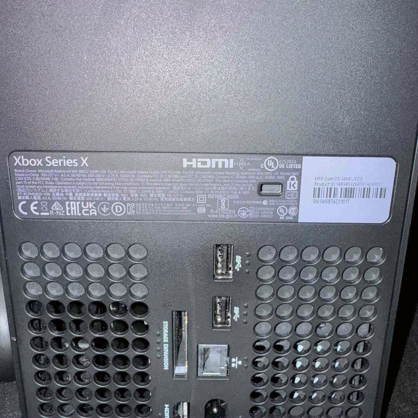 Microsoft Xbox Series X 1TB Black Used image 4