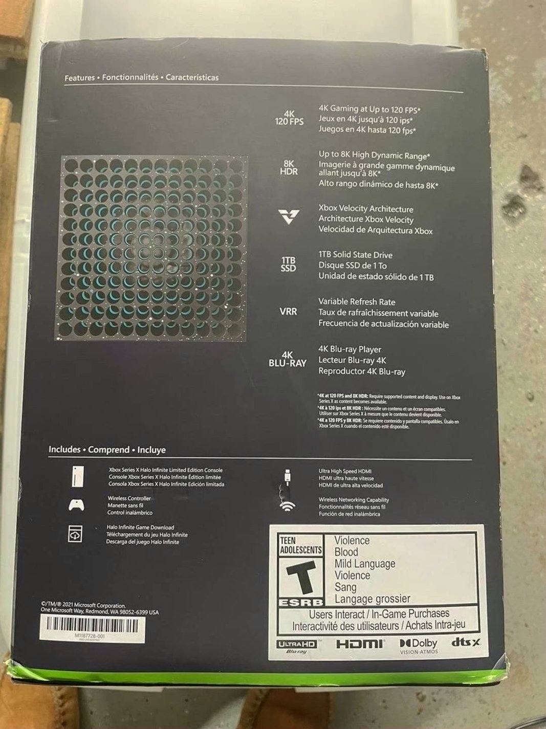 Microsoft Xbox Series X Halo Infinite Limited Edition 1TB Used image 3