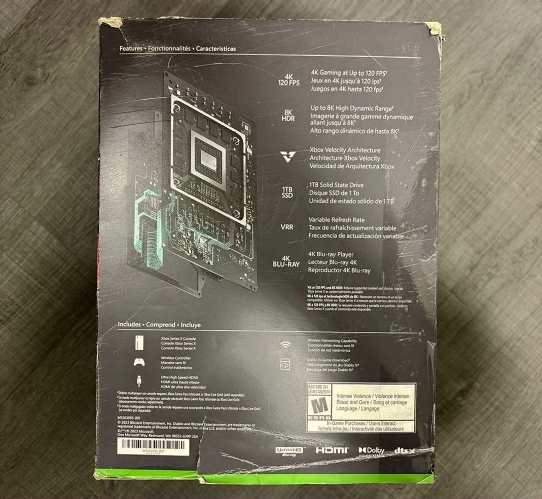Microsoft Xbox Series X Diablo IV Bundle 1TB Black - Used image 4