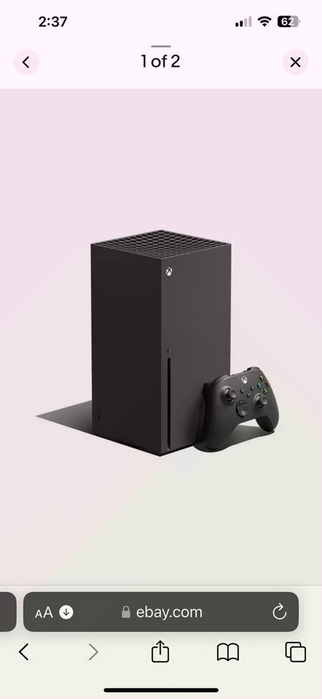 Microsoft Xbox Series X 1TB Black Used image 3