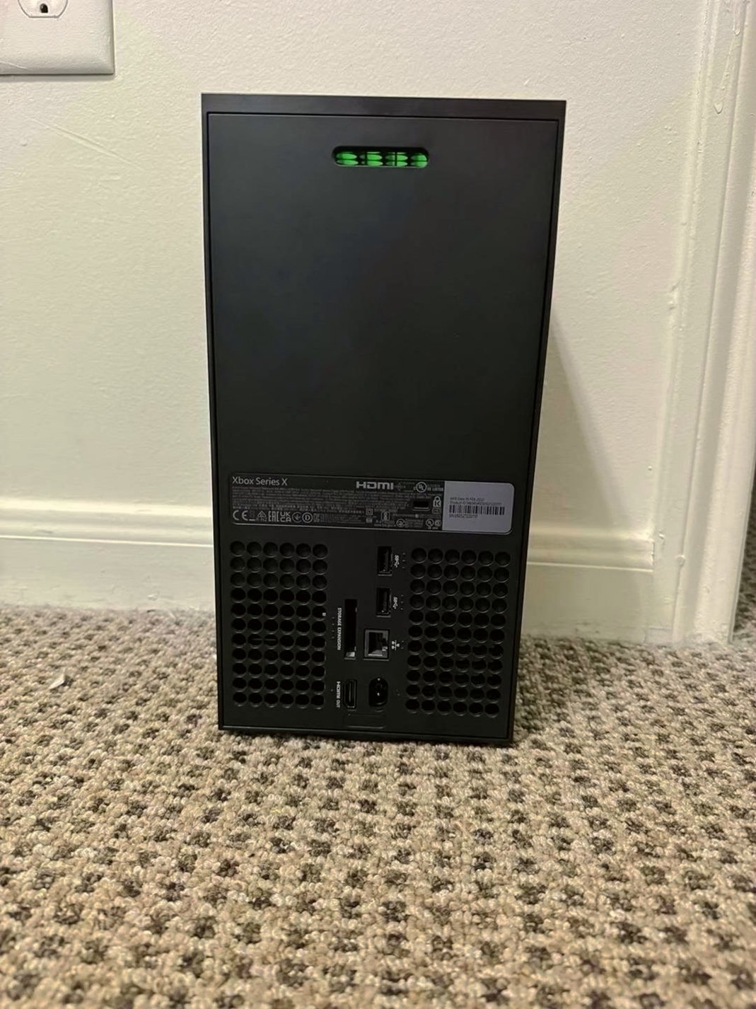 Microsoft Xbox Series X 9L76 Black Used image 2