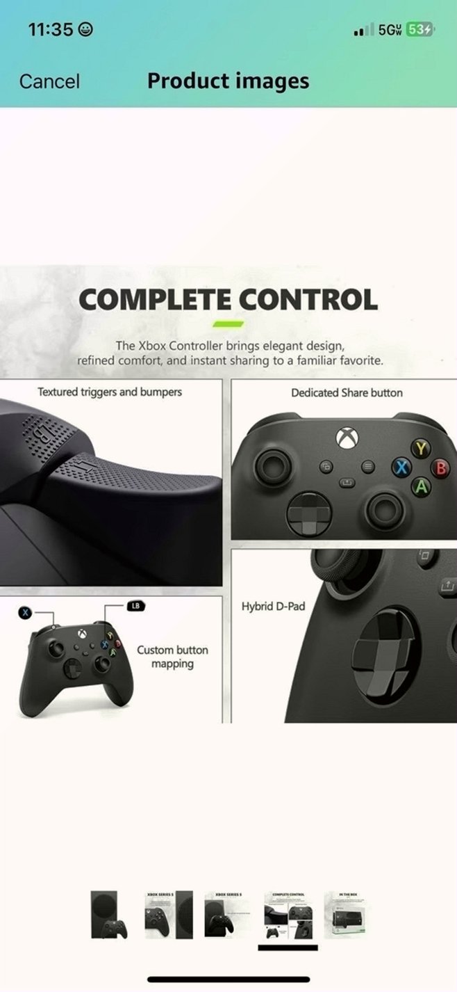 Microsoft Xbox Series S 1TB Carbon Black - Used image 3