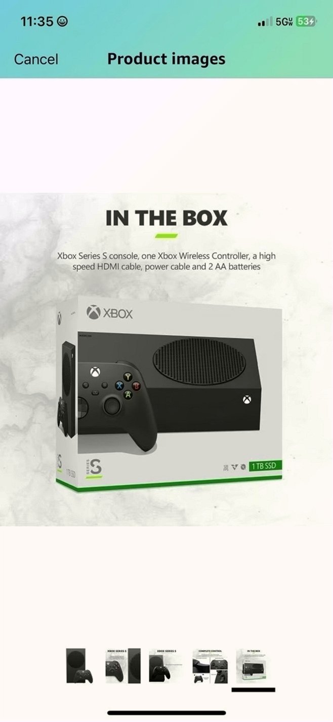Microsoft Xbox Series S 1TB Carbon Black - Used image 4