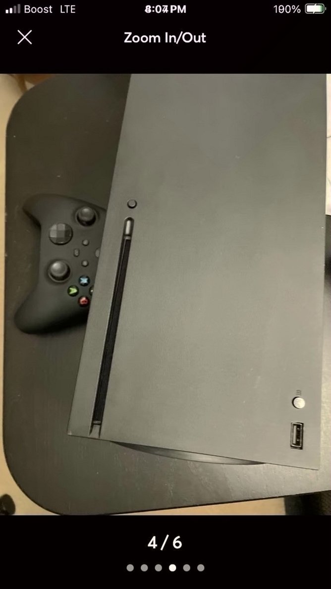 Microsoft Xbox Series X 1TB Black Console with Controller - Used image 4