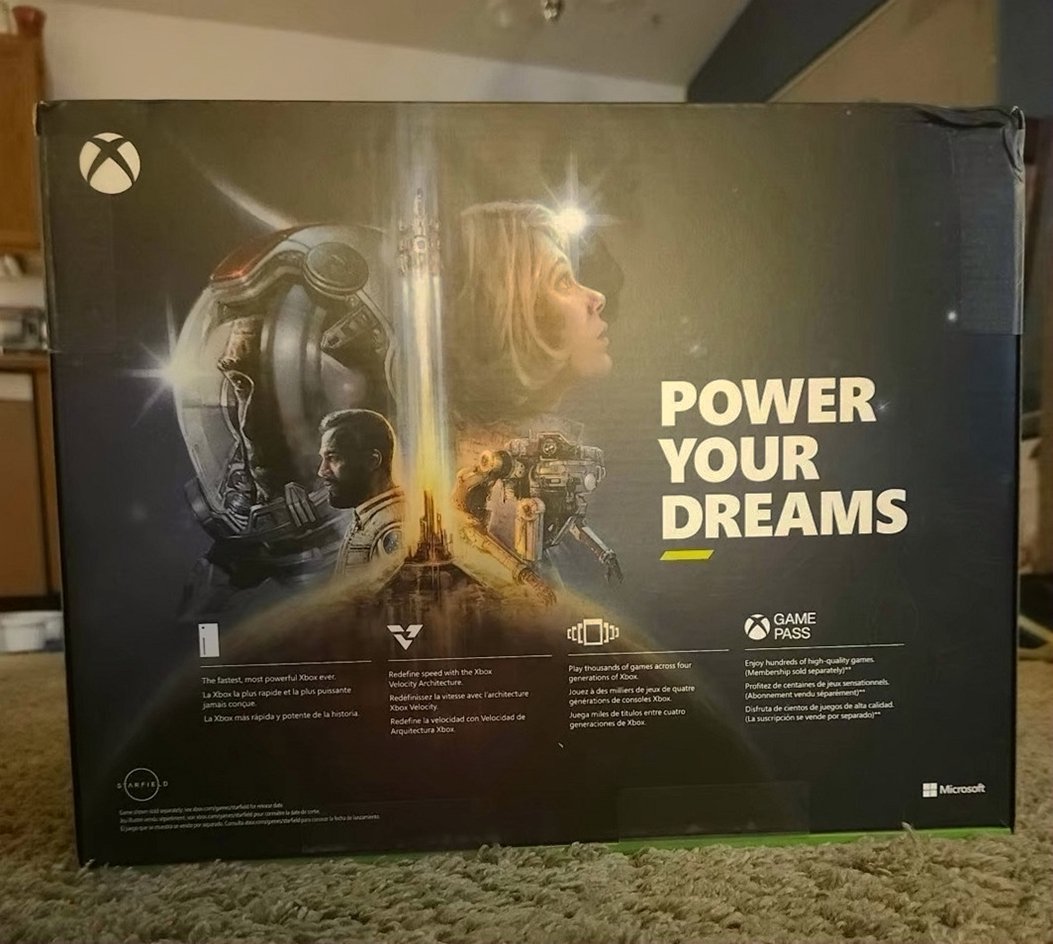 Microsoft Xbox Series X 1TB Black Console with EA College Football 25 - Used image 3