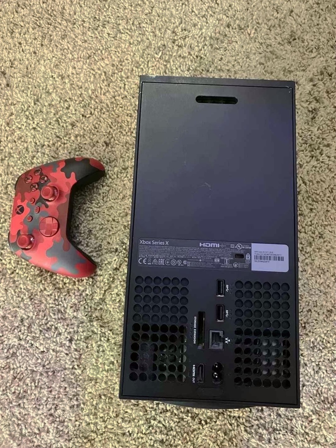 Microsoft Xbox Series X 7V38 1TB Black Used image 2