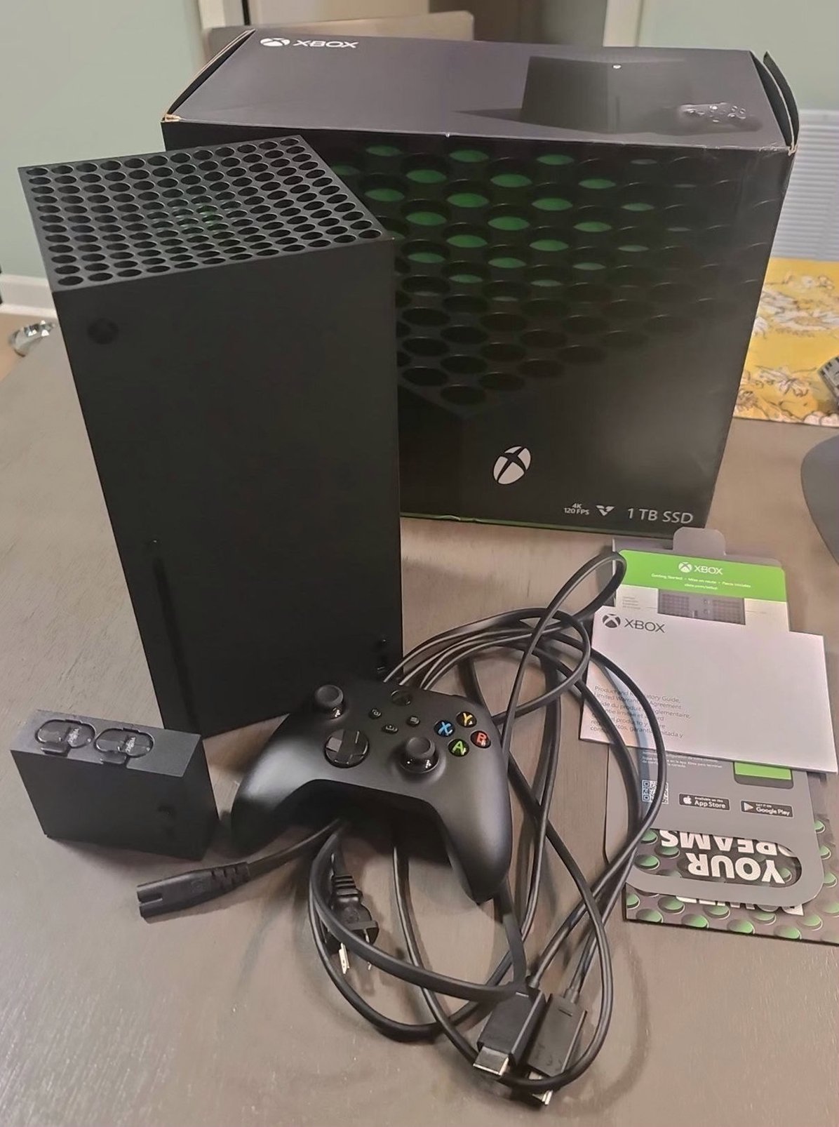 Microsoft Xbox Series X 1TB SSD with Controller Battery Charger - Used