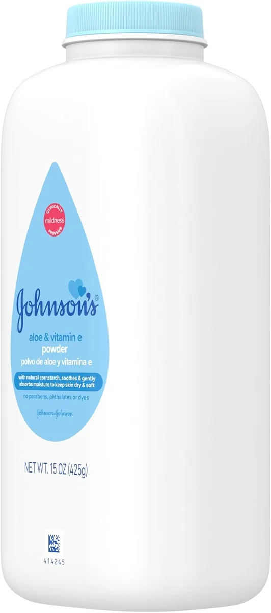 Johnson's Baby Baby Powder 28783 15 oz with Cornstarch, Aloe & Vitamin E White New image 7
