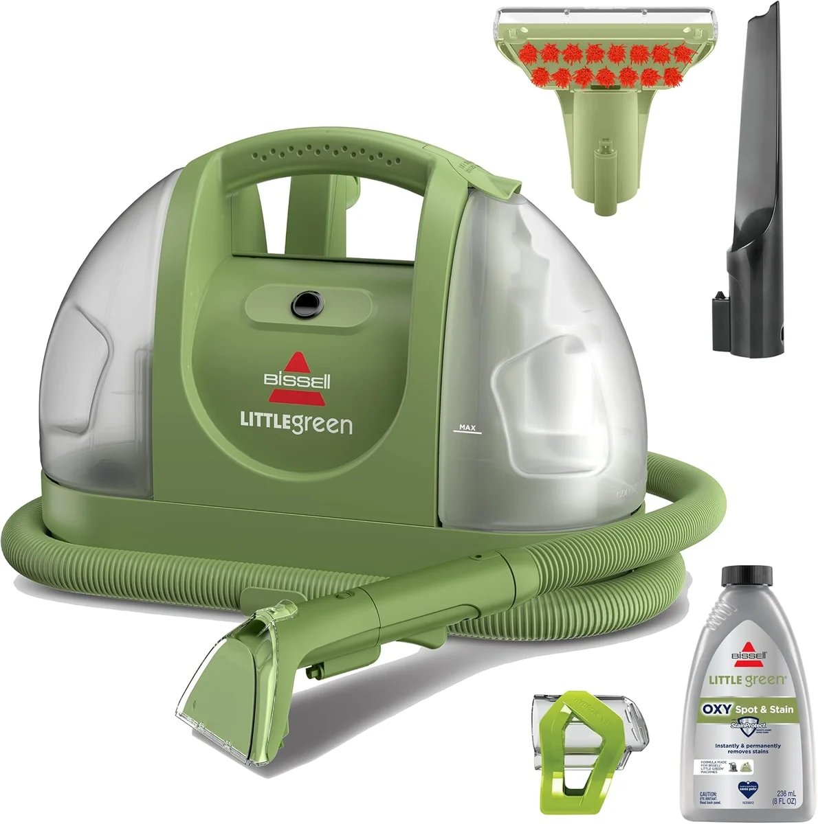 BISSELL Little Green Multi-Purpose Portable Carpet and Upholstery Cleaner 1400B Lightweight Green New