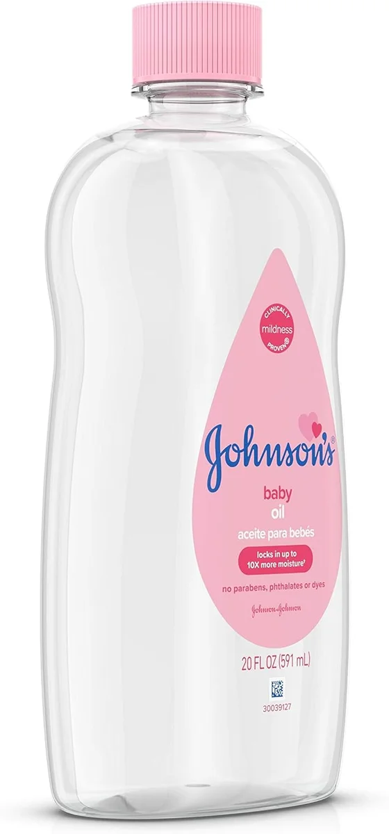 Johnson's Baby Baby Oil Pure Mineral Oil 20 fl. oz Original Scent New image 3