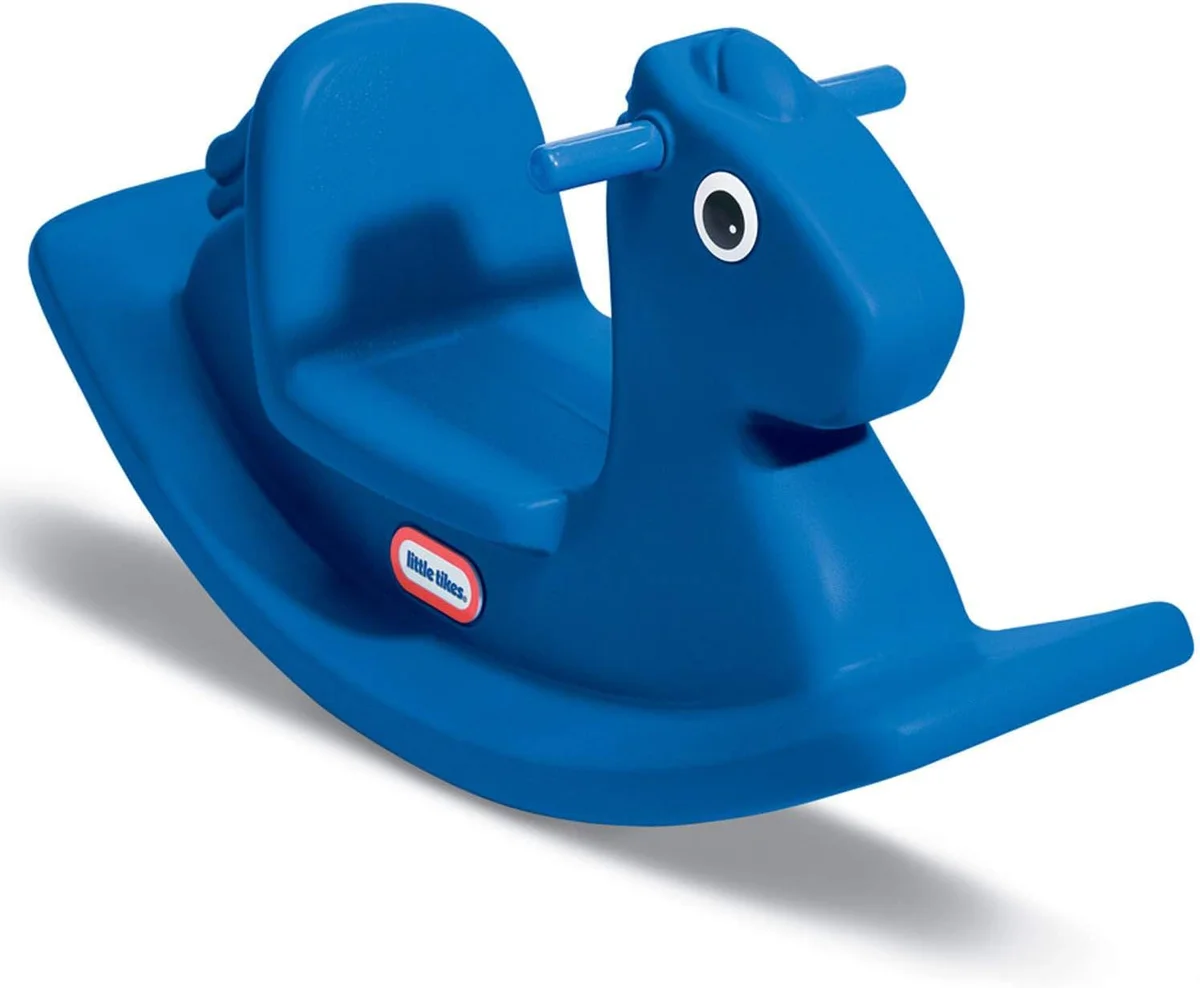Little Tikes Rocking Horse Model 620171 33.00 L x 10.00 W x 17.50 H Inches Blue New