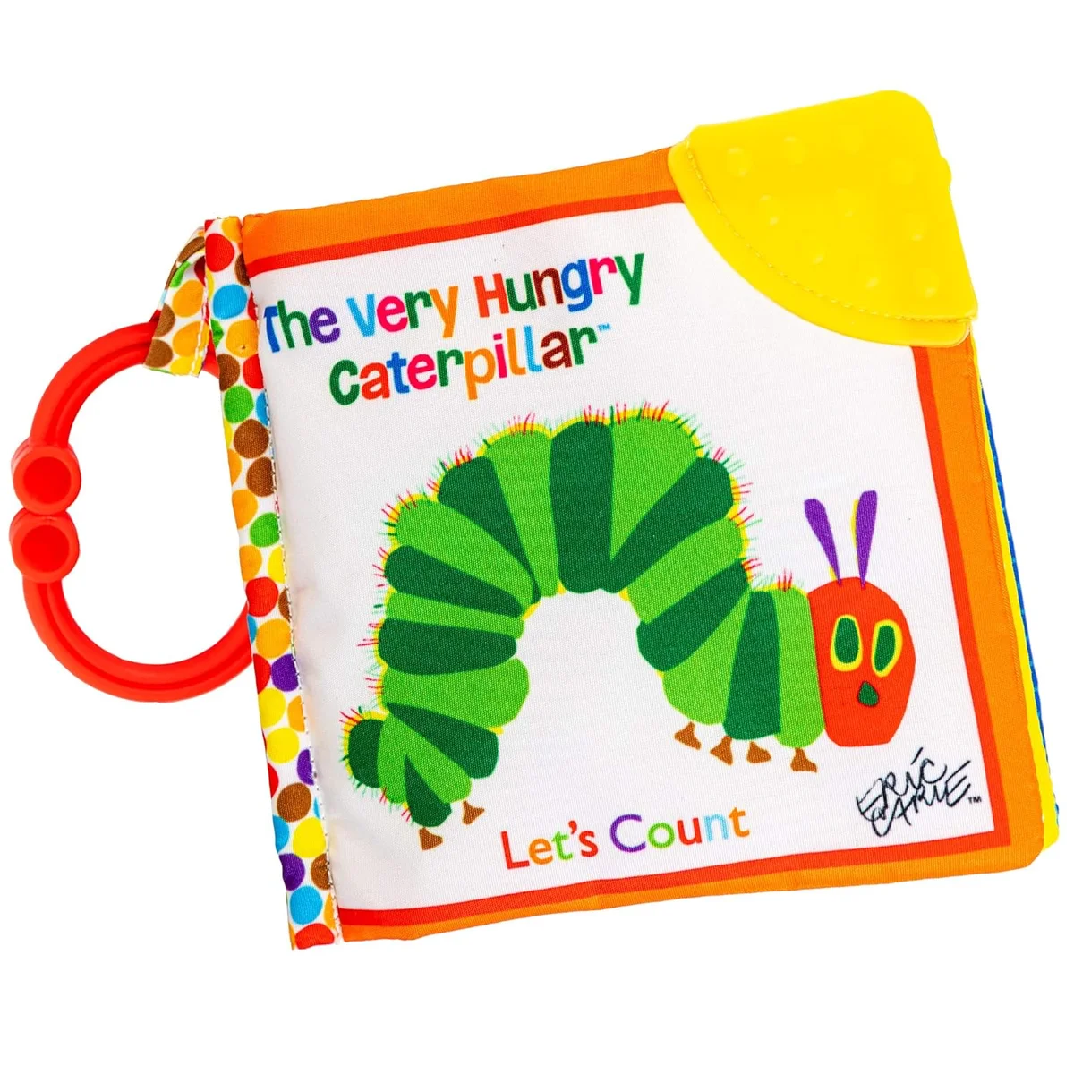 KIDS PREFERRED Let's Count Soft Book 55150 Teething Crinkle Sensory Polyester The Very Hungry Caterpillar New