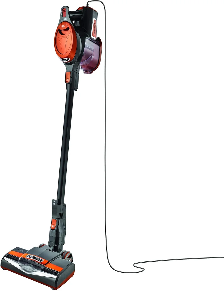 Shark Rocket Ultra-Light Corded Bagless Vacuum HV301 for Carpet and Hard Floor Cleaning Gray/Orange New