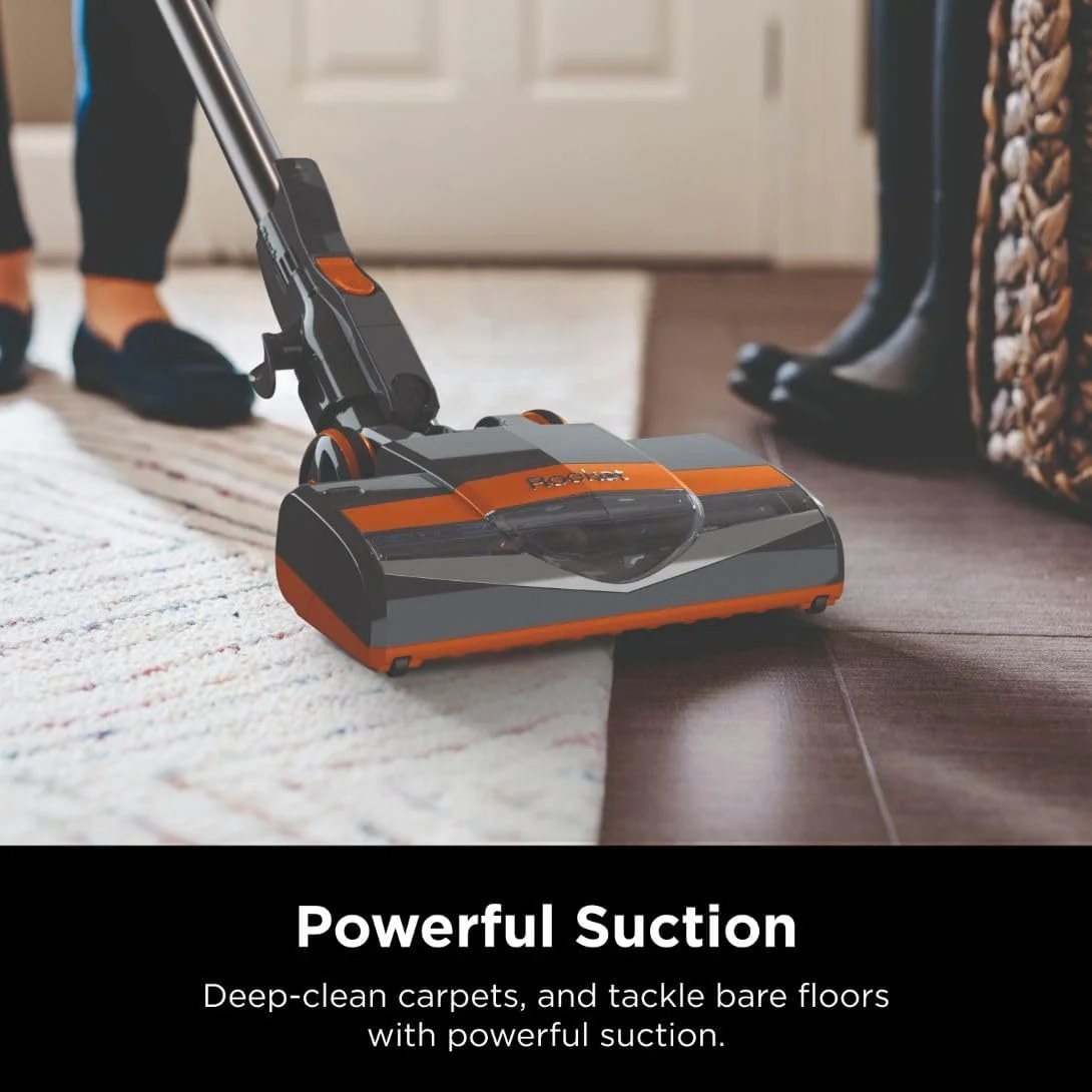 Shark Rocket Ultra-Light Corded Bagless Vacuum HV301 for Carpet and Hard Floor Cleaning Gray/Orange New image 2