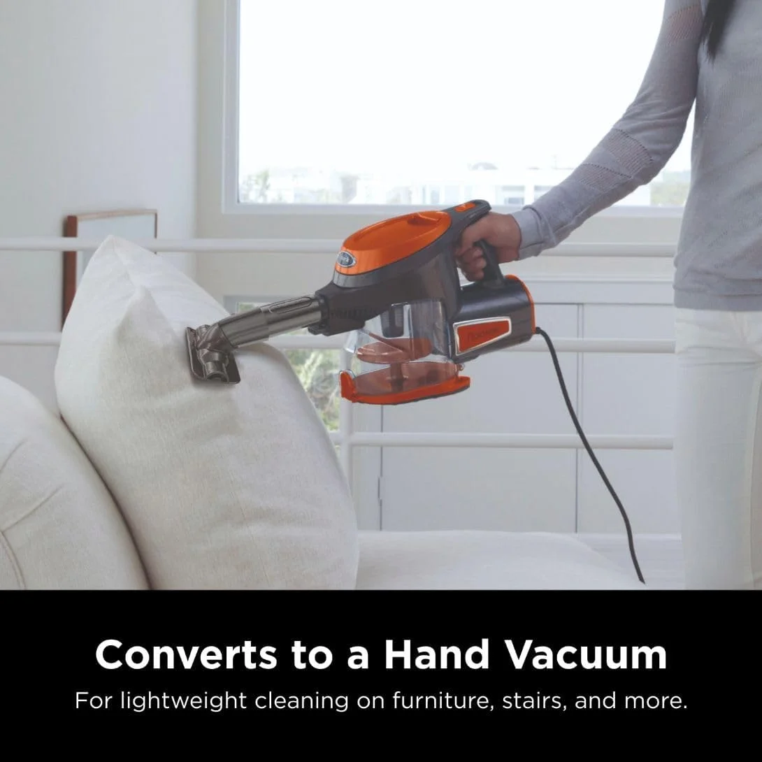 Shark Rocket Ultra-Light Corded Bagless Vacuum HV301 for Carpet and Hard Floor Cleaning Gray/Orange New image 6